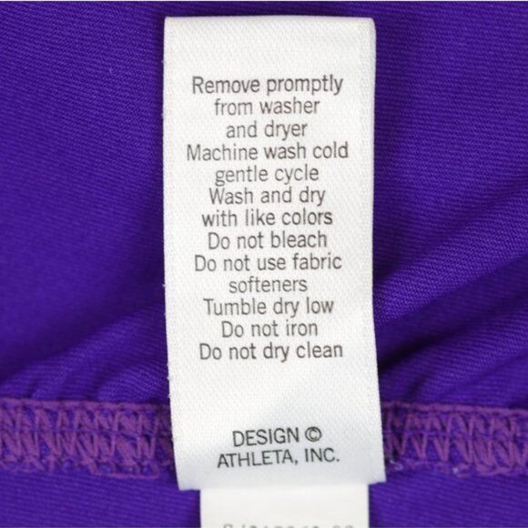 Athleta Intrepid Women's Medium Purple 1/4 Zip Sun Shield Cap Sleeve Rashguard - Picture 9 of 9